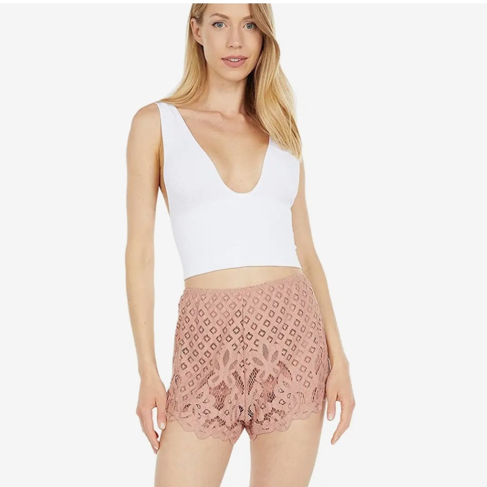 Free People Adella Mauve Shorts sz M NWT $58 R